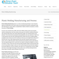 Plastic Molding Manufacturing