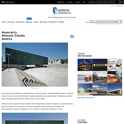 Museo de la Memoria / Estudio América