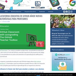 La plataforma educativa de GitHub añade nuevas características para profesores