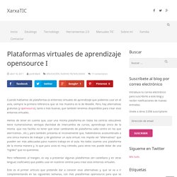 Plataformas virtuales de aprendizaje opensource I