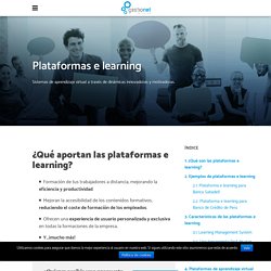 PLATAFORMAS E LEARNING: aprendizaje online - GESTIONET