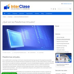 ¿Qué son las Plataformas Virtuales? - InterClase