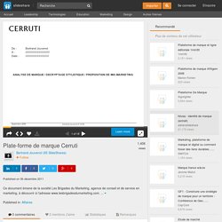 Plate-forme de marque Cerruti