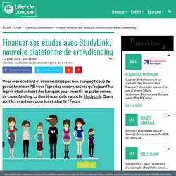 Financer ses études avec StudyLink, nouvelle plateforme de crowdlending