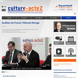 Audition de France Télécom-Orange