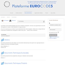 Plateforme Eurocode5 - Documentation