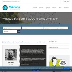 Windie, la plateforme MOOC nouvelle génération
