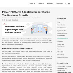 Power Platform Adoption: Supercharge The Business Growth