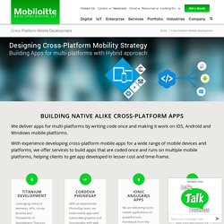 Cross Platform Mobile Application Development Companies