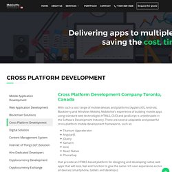 Cross Platform App Development Company in Toronto, Canada