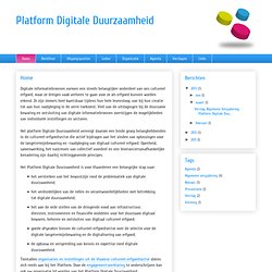 Platform Digitale Duurzaamheid
