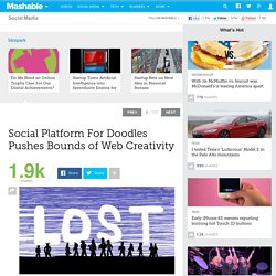 Social Platform For Doodles Pushes Bounds of Web Creativity