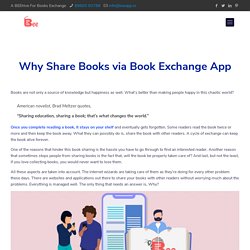 Book Sharing Platform - Build your book exchange community BEE App