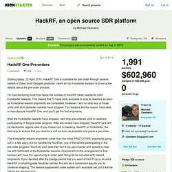 HackRF, an open source SDR platform by Michael Ossmann » Updates