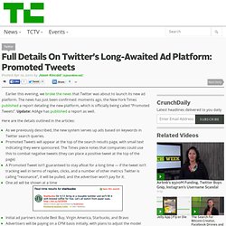 Full Details On Twitter’s Long-Awaited Ad Platform: Promoted Twe