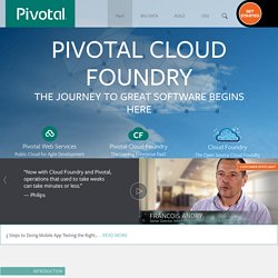 Pivotal Cloud Foundry