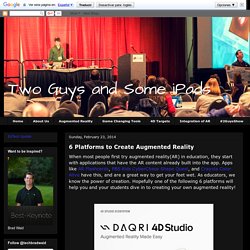6 Platforms to Create Augmented Reality