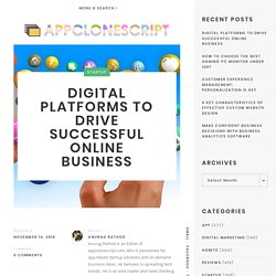 Digital Platforms to Drive Successful Online Business