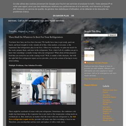 Get Certified Technicians for Refrigerator Repair Service