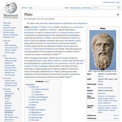 Plato - Philosopher