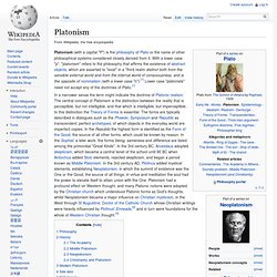 Platonism - Wikipedia, the free encyclopedia - Aurora