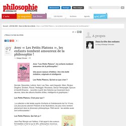 Avec « Les Petits Platons », les enfants tombent amoureux de la philosophie !