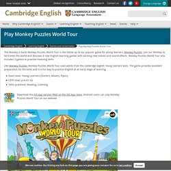 Play Monkey Puzzles World Tour