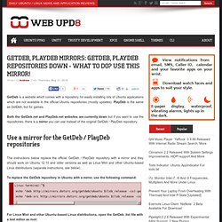 GetDeb, PlayDeb Repositories Down - What To Do? Use This Mirror!