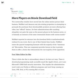 More Players on Movie Download Field