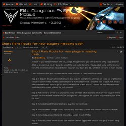 Short Rare Route for new players needing cash. - Elite: Dangerous PvE - Mobius