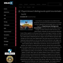 PlayerUnknown's Battlegrounds spiele herunterladen frei PC