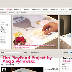 The PlayFood Project by Alicja Pytlewska