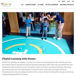 Playful Learning with Drones
