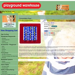 Playground Warehouse - Concentartion Panel