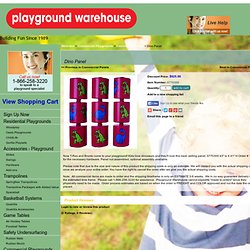 Playground Warehouse - Dino Panel