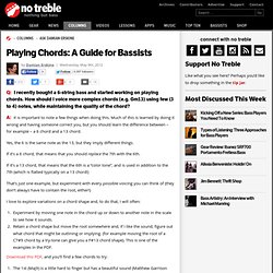 Playing Chords: A Guide for Bassists