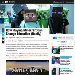 How Playing Minecraft Can Change Education (Really)