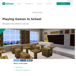 Playing Games In School