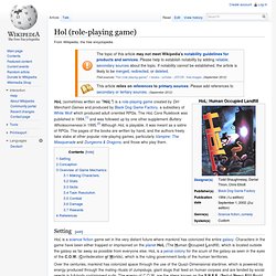 Hol (role-playing game)