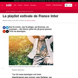 La playlist estivale de France Inter