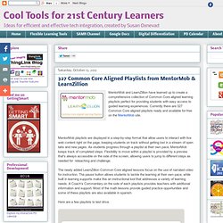 327 Common Core Aligned Playlists from MentorMob & LearnZillion