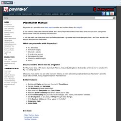 Playmaker Manual