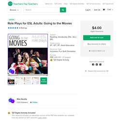 Role Plays for ESL Adults: Going to the Movies by Rike Neville