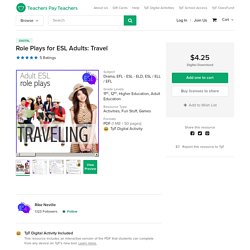 Role Plays for ESL Adults: Travel by Rike Neville