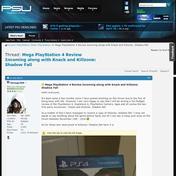 Mega PlayStation 4 Review Incoming along with Knack and Killzone: Shadow Fall