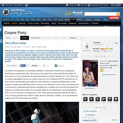 Corpse Party Review of the PlayStation Portable videogame