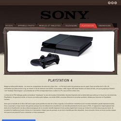 PlayStation - Veille Technologique SONY