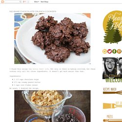 No-Bake Chocolate Crunch Cookies