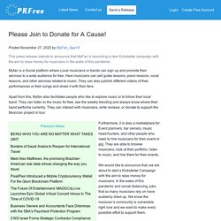 Please Join to Donate for A Cause!