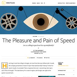 The Pleasure and Pain of Speed - Issue 9: Time